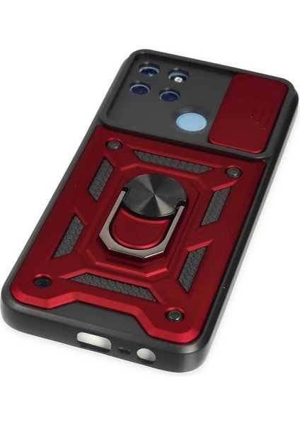 Realme C25Y Kılıf Pars Lens Yüzüklü Silikon - KIRMIZI-(5796) - N188J573-M02188 indirimleri