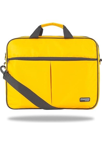 WTX308 Wtxpro Serisi 15.6 Inch Uyumlu Su Geçirmez Kumaş Macbook, Laptop, Notebook El Çantası- Sarı fiyatları