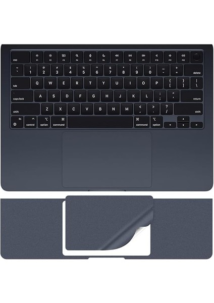 MacBook Air M2-M3-M4 Kılıf 13.6 Inç Touchpad Sticker Kaplama A2681 A3113 A3240 ile Uyumlu Çizik Darbe Önleyici Koruyucu Film Gece Mavisi