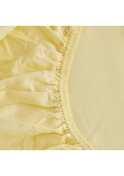 Fitted Tek Kişilik Çarşaf Sarı 100X200+30 cm fiyatları