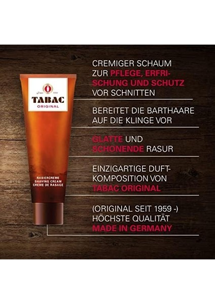 Tabac Original Shaving Cream 100 Ml-Tıraş Kremi fiyatları