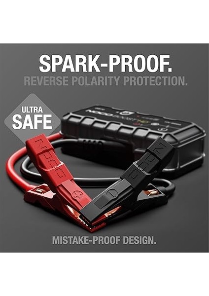 Genius GB70 12V 2000AMP Ultrasafe Lityum Akü Takviye + Powerbank + LED Lamba modelleri