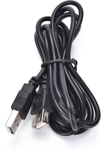4531 USB Dişi Erkek Uzatma Kablosu 3 Metre, Siyah