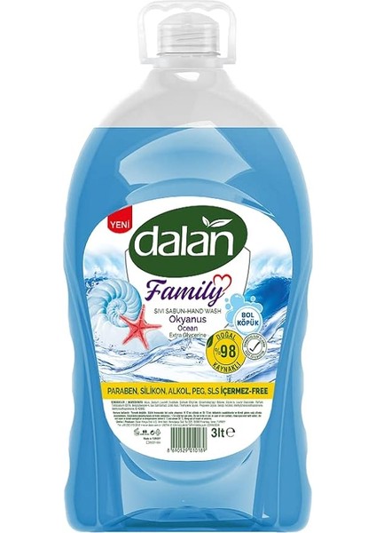 Family Okyanus Sıvı Sabun 3 L