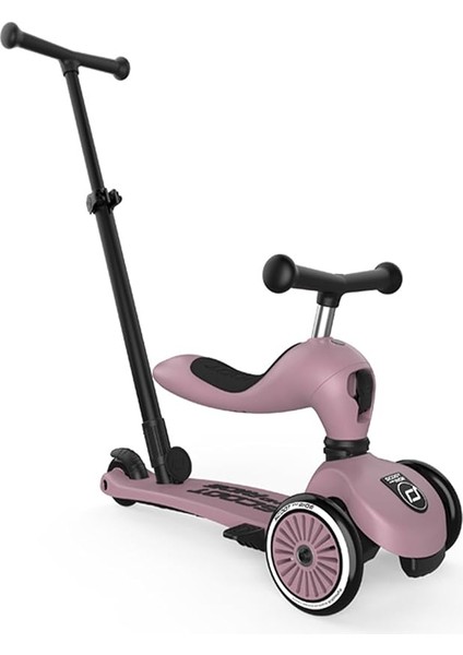 & Ride Highwaykick 1 Push And Go Kickboard Oturaklı Çocuk Scooter'ı, 2'si 1 Arada Direksiyonlu Denge Bisikleti, 1 2 Yaşından Itibaren, Yüksekliği Ayarlanabilir, Aletsiz