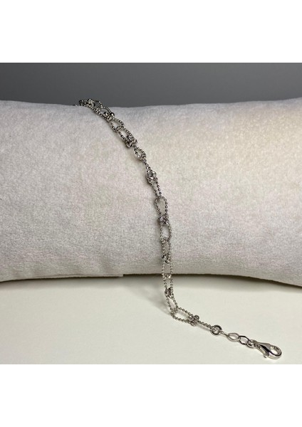 14 Ayar Beyaz Altın Ataş Bileklik fırsatları