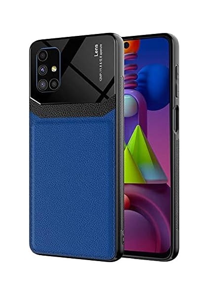 Galaxy M51 Kılıf Lacivert Doli Kapak Orijinal Esnek Ince Geliştirilmiş Dayanıklı Darbe Karşıtı Koruyucu Yeni Nesil Tasarım (Galaxy M51, Lacivert)