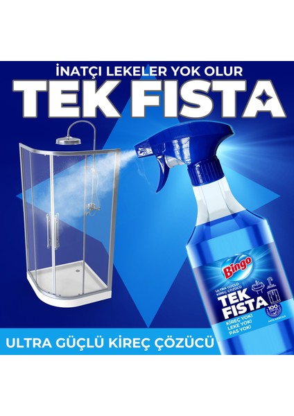 Sprey Yağ Çözücü 900 Mlx1 + Bingo Sprey Kireç Sökücü 900 Mlx2