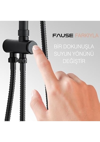 Duş Seti Yönlendirici Vana KY110 (Siyah) fiyatları