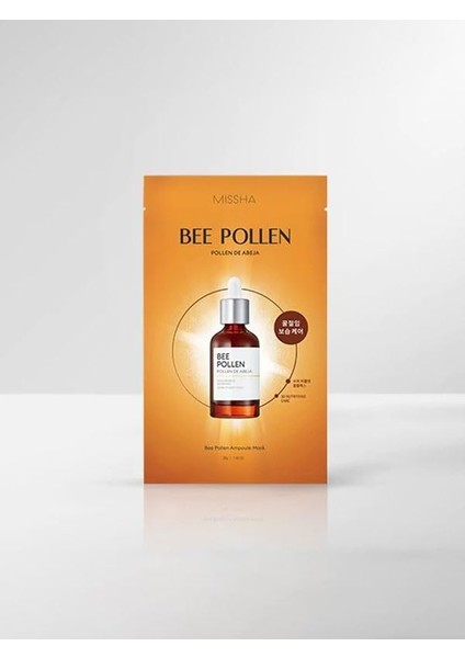 Mıssha Kuruluktan Kaynaklı Yıpranmış Cansız Ciltler Için Yaprak Maske Bee Pollen Ampouler Mask
