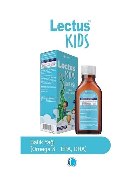 Lectus Kids Balık Yağı Karışık Meyve Aromalı modelleri