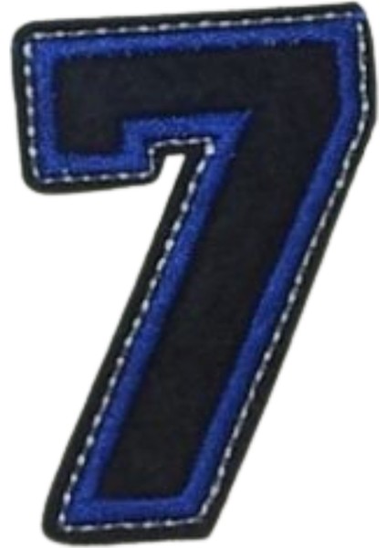Aplike Ütü Ile Yapışan 7 Rakamı Arma 2x5 cm