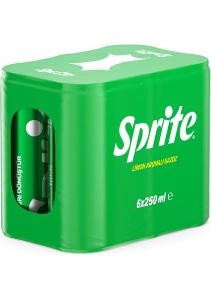 Sprite Limon Aromalı Kutu 6X250 ml fiyatları