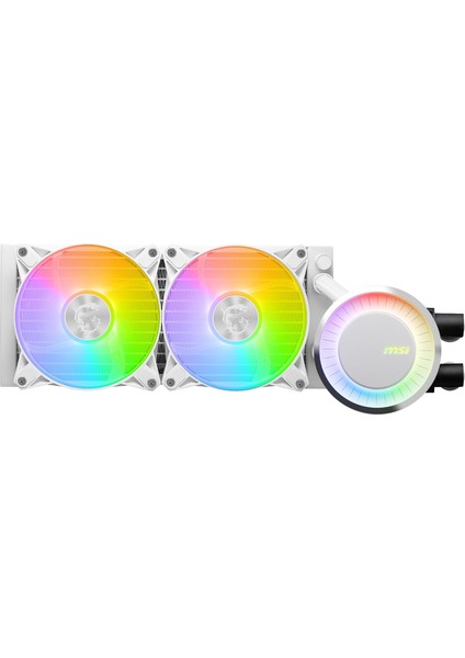 Msı Mag Corelıquıd E240 Whıte 240 mm Argb Block Sıvı Islemcı Sogutucusu