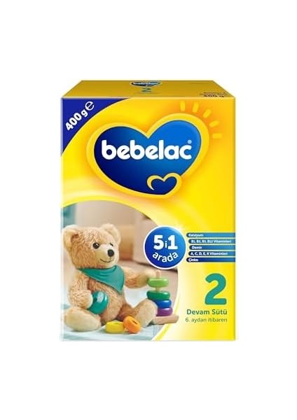 Bebelac 2 Devam Sütü 400 G 6-9 Ay fiyatları