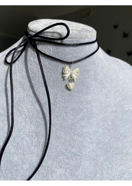 Ipli Bağlanabilir Coquette Aesthetic Incili Fiyonk Kolye fırsatları