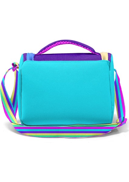 Rainbow Fermuarlı Mor 3’lü Okul Çanta Seti
