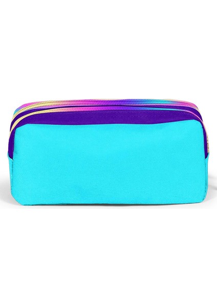 Rainbow Fermuarlı Mor 3’lü Okul Çanta Seti