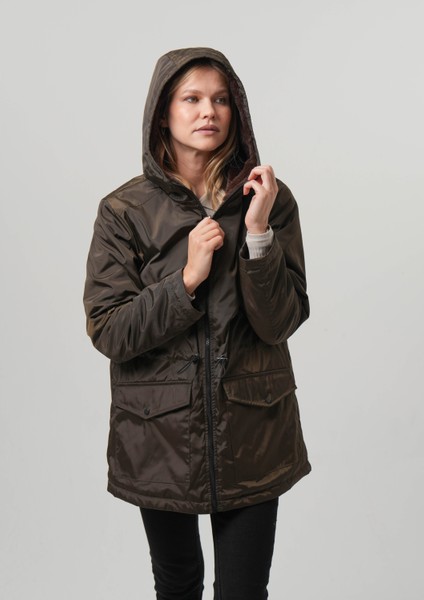 Vıolet Kadın Mont Çift Taraflı Kadın Mont