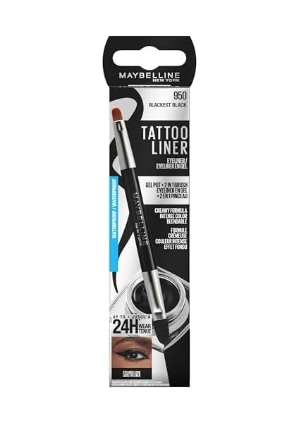Maybelline New York Tattoo Liner Gel Pot Eyeliner- Siyah modelleri