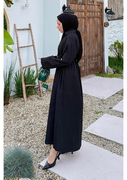 Kemerli Elbise Siyah fiyatları