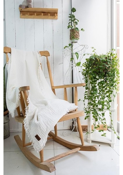 Ekru 4 Katlı Müslin Bebek ve Çocuk BATTANIYESI%100PAMUK Erkek & Kız Bebekler Için Nefes Alabilen Cilt Dostu Bebek ve Çocuk Battaniyesi, Unisex,% fırsatları