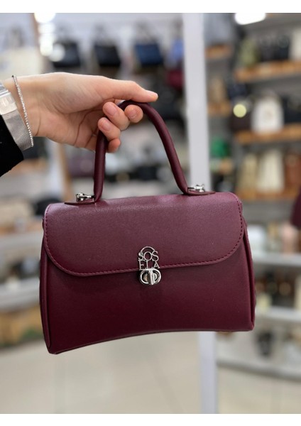 67-8131 Kadın Omuz ve Kol Çanta-Bordo