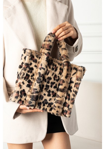 Pufy Kadın Peluş El ve Omuz Çantası Kulplu ve Ayarlanabilir Uzun Askılı fiyatları