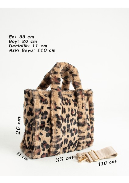 Pufy Kadın Peluş El ve Omuz Çantası Kulplu ve Ayarlanabilir Uzun Askılı indirimleri