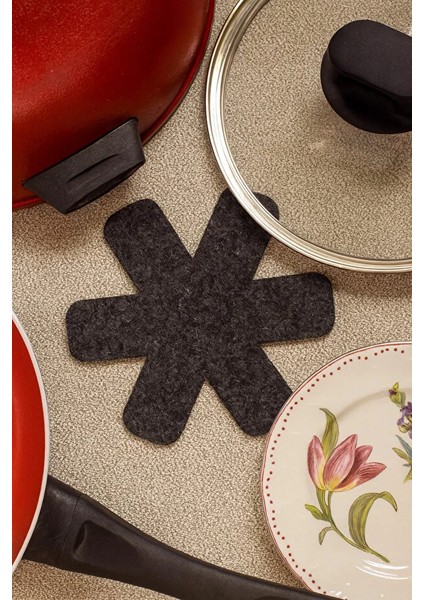 3'lü Tencere Tava Koruyucu Keçe