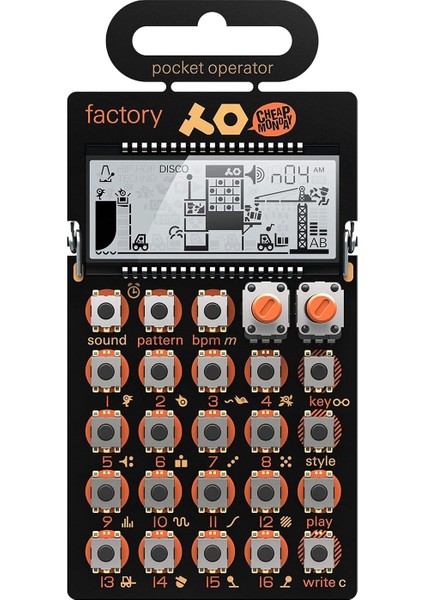 Engineering Po-16 Factory Pocket Operator / Lead & Melody Synthesizer