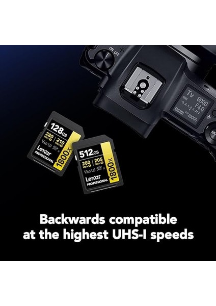 Gold Serisi Profesyonel 1800X 512GB Sdxc Uhs-Iı U3 Hafıza Kartı indirimleri