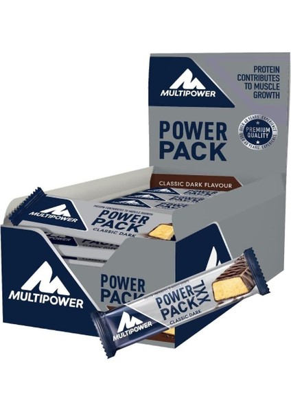 Multipower Power Pack Xxl Classic Dark 60 gr 12LI Protein Bar