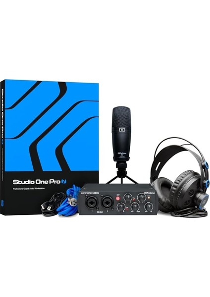 Audiobox 96 Studio, Ses Kartı, Kulaklık ve Mikrofondan Oluşan Başlangıç Paketi, 25. Yıl Özel Sürüm, Usb, M7 Mikrofon, Hd7 Kulaklık