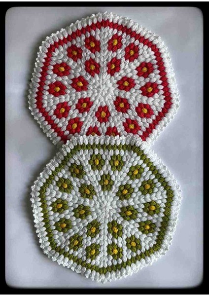 El Örgüsü Yün Lif Takımı 30×30 cm