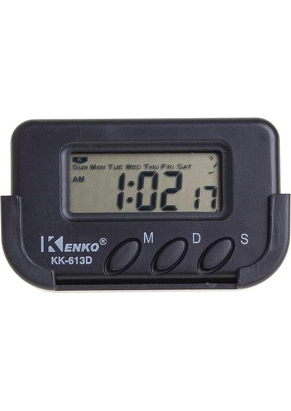 KK-613D Dijital Küçük Masa-Araba Saati-Alarm-Kronometre indirimleri