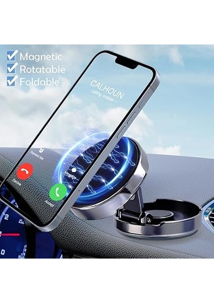 Nr6 Alüminyum Kasa Araç Içi Telefon Tutucu Çinko Alaşımlı Torpido Üstü 360 Derece 4-6,5 Inch indirimleri