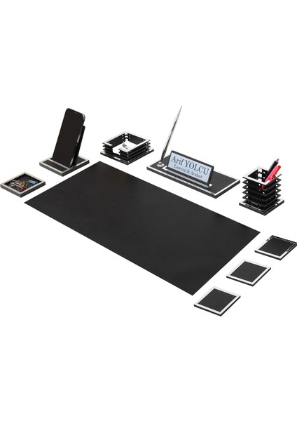 Nova Sümen Takımı 10 Parça Siyah Full Set