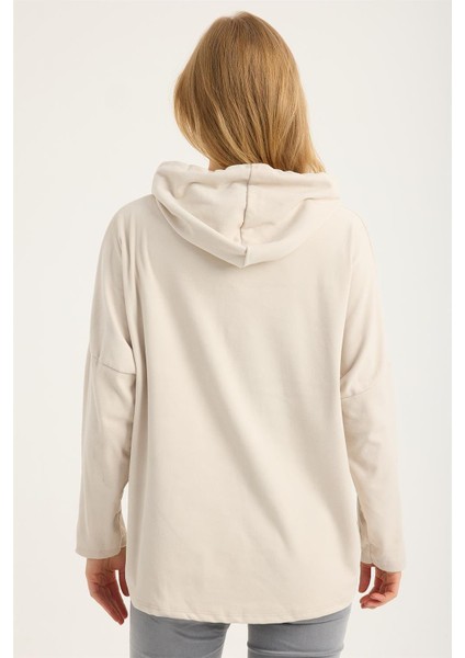 Yaldızlı Pano Desenli Sweat indirimleri