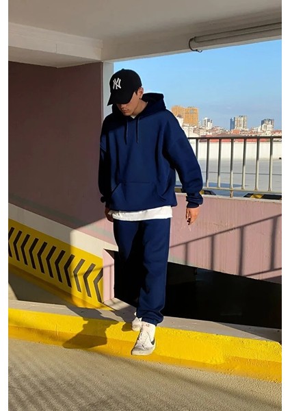 Unisex Oversize Kalıp Kalın Rahat Pamuklu Eşofman Takımı Premium modelleri