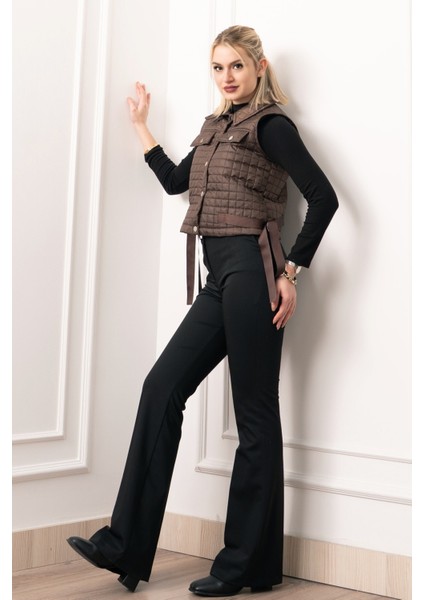 Grogren Yan Kemerli Kapitone Klasik Yelek 9139 fiyatları