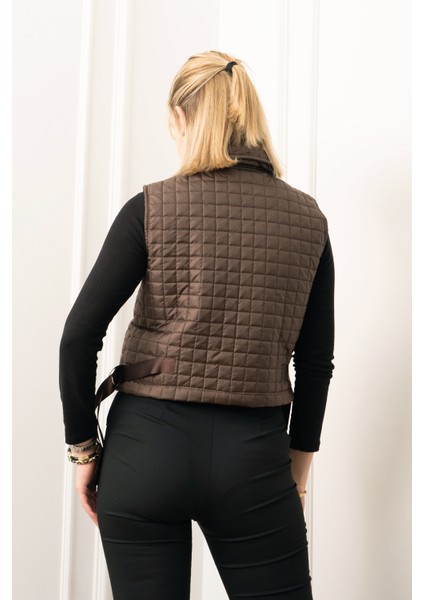 Grogren Yan Kemerli Kapitone Klasik Yelek 9139 fırsatları