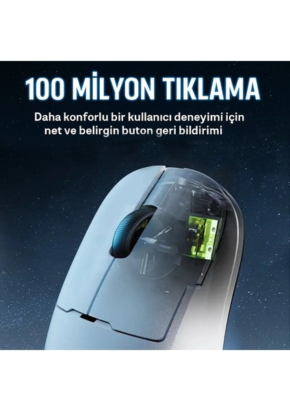 AJ159 Nl Near-Link 3 Modlu 1000hz 12.000 Dpı 400 Mah Batarya Paw 3311-YENI Nesil Bağlantı Modu