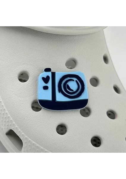 Terlik Süsü ve Aksesuarı , Çanta Süsü – Jibbitz 3D Büyük Boy Stich Fotoğraf Makinası Figür Aksesuar