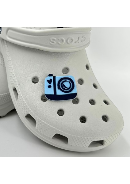 Terlik Süsü ve Aksesuarı , Çanta Süsü – Jibbitz 3D Büyük Boy Stich Fotoğraf Makinası Figür Aksesuar modelleri