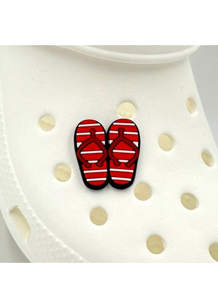 Terlik Süsü ve Aksesuarı , Çanta Süsü – Jibbitz Parmak Arası Terlik Görsel Logo Aksesuar