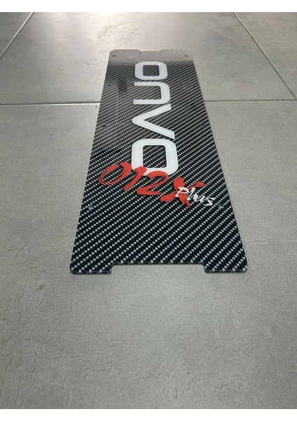 Onvo 012 Plus Scooter Deck Plexi - Lüks Parlak Board & Leke Tutmaz Tabanlık Kırmızı