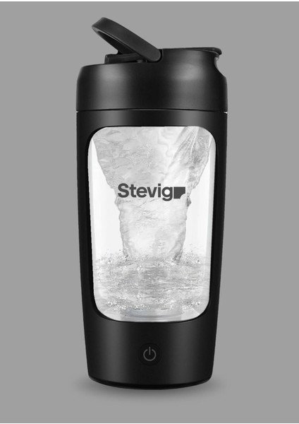 Stevig 4 Gym Şarj Edilebilir Elektrikli Protein Shaker 650 ml Black ST-225 fiyatları