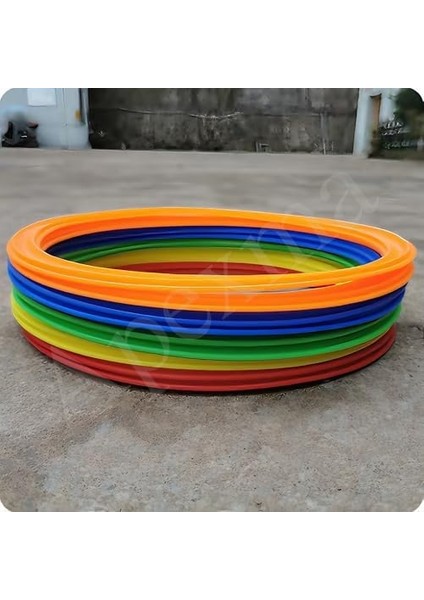 Seksek Halka Oyunu Seti 22 Parça - Anaokulu ve Açık Hava Bahçe Aktivite Eğitim Çemberi 27 cm modelleri