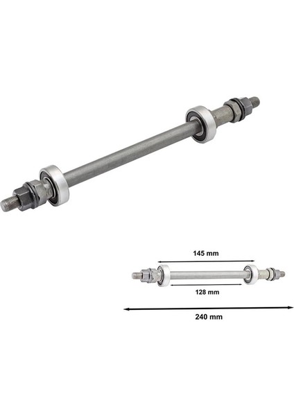 Arka Mil Fat Bıke Rulmanlı 240 mm MIL-901